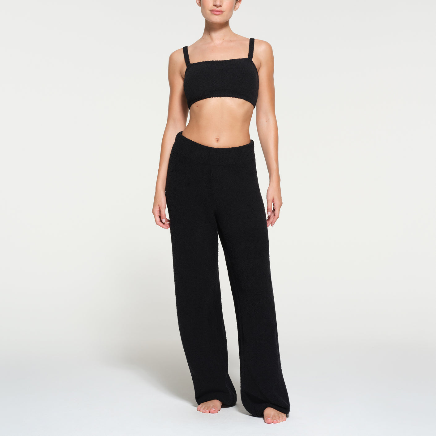 COZY KNIT STRAIGHT LEG PANT | ONYX