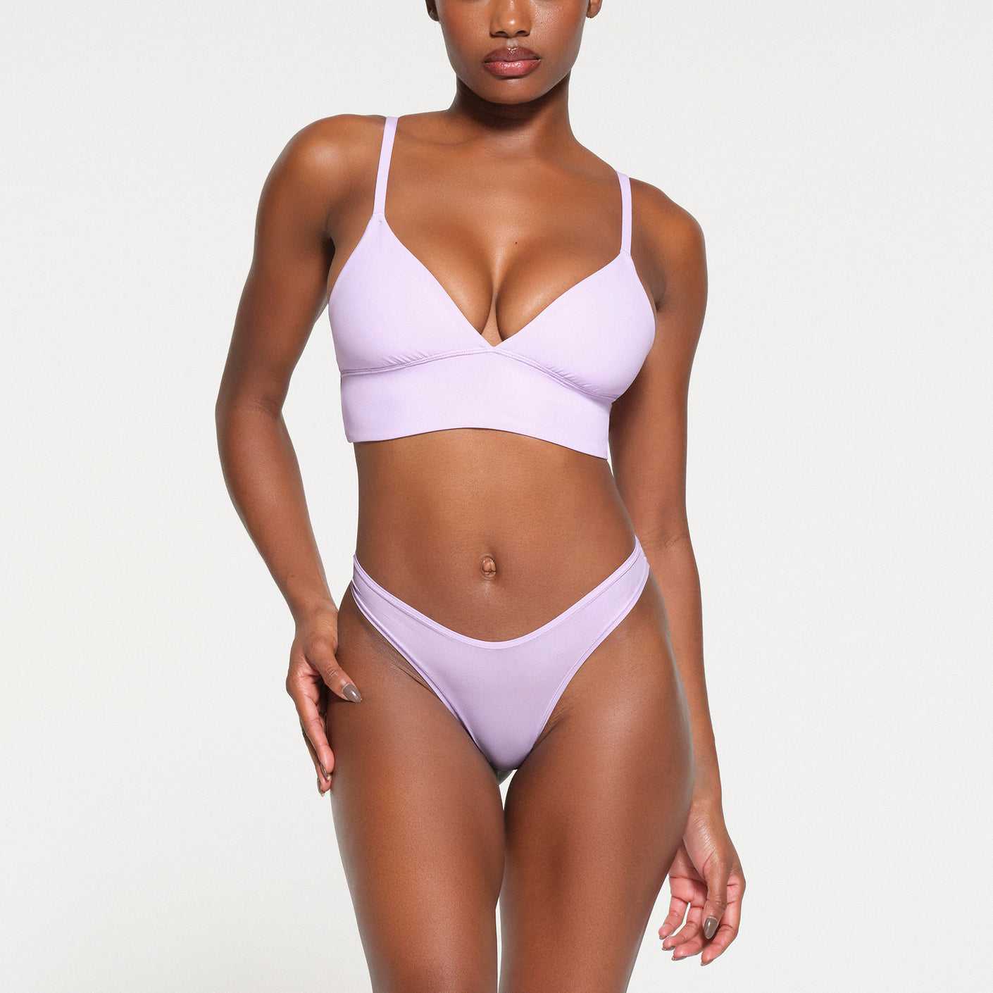 SKIMS Pink Fits Everybody Triangle Bralette for Women