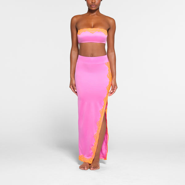 SKIMS Fits Everybody Strapless Bodysuit - Neon Orchid