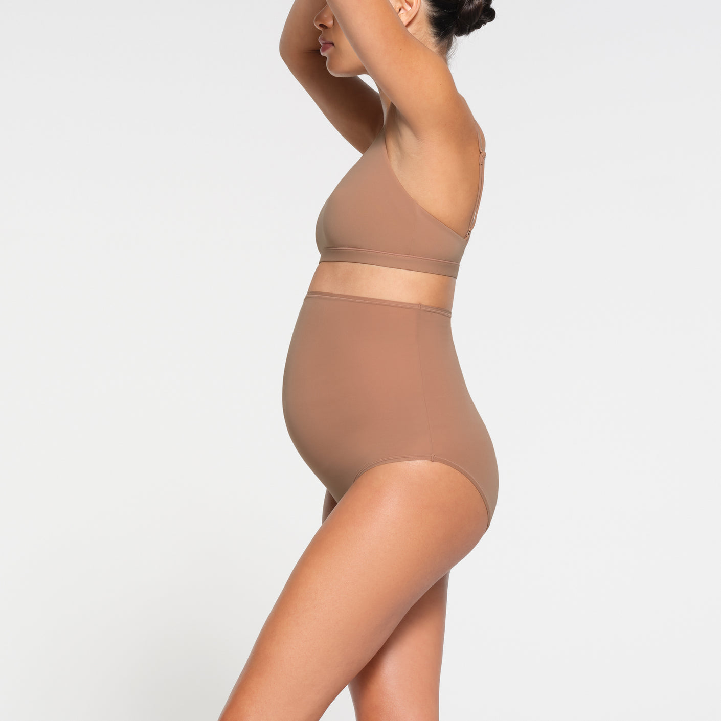 Skims Maternity Nursing Sculpting Bra- Sienna  Maternity nursing,  Maternity, High neck bikinis