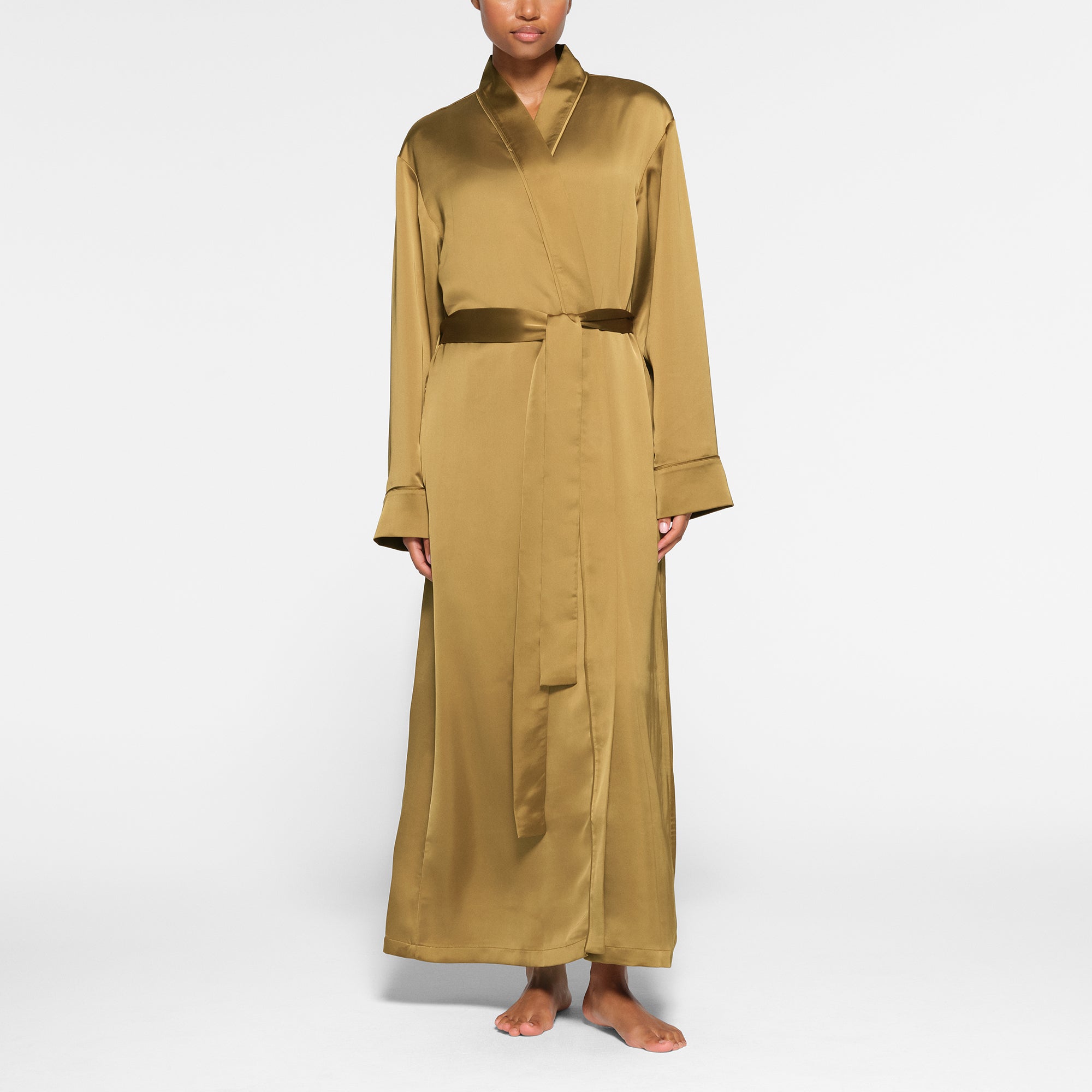 SKIMS Long Robe | Medium Neutral