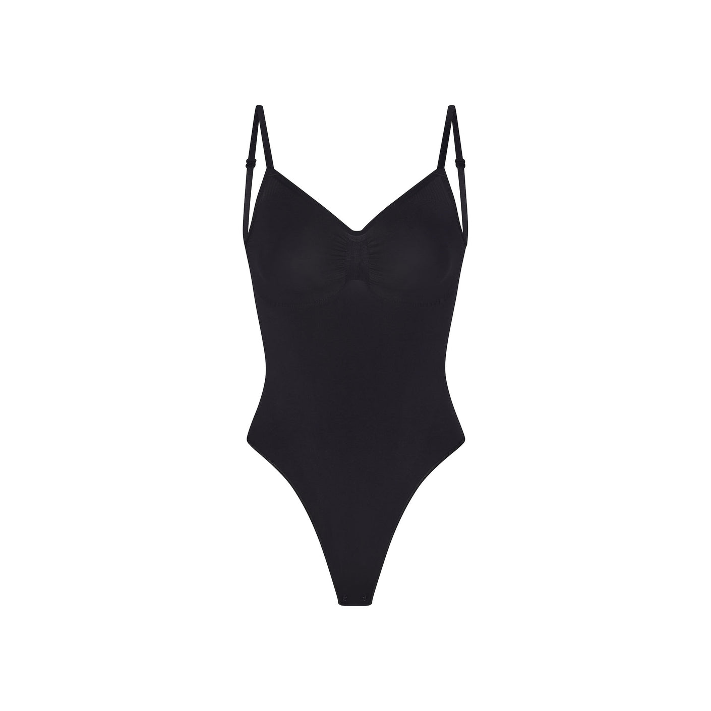 SEAMLESS SCULPT PETITE THONG BODYSUIT