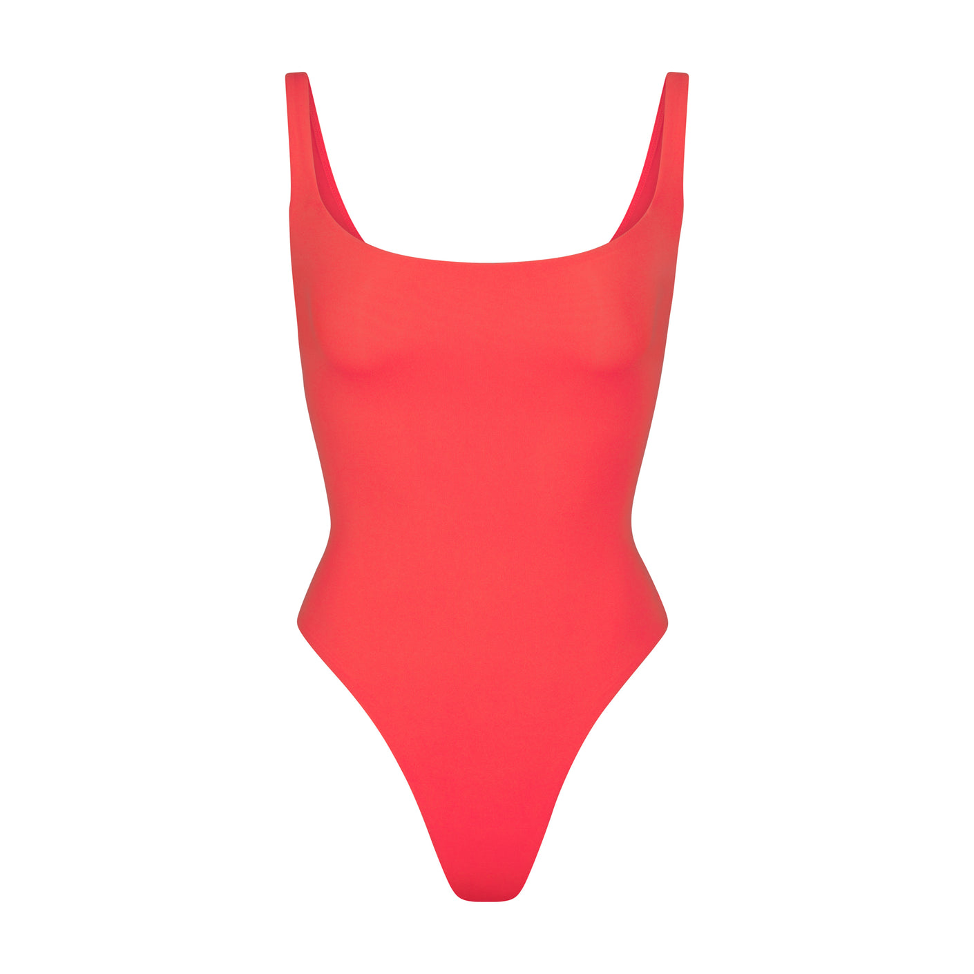 Womens Skims red Fits Everybody Square-Neck Bodysuit