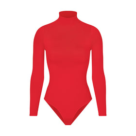 Track Essential Long Sleeve Scoop Neck Bodysuit - Mykonos - L/XL at