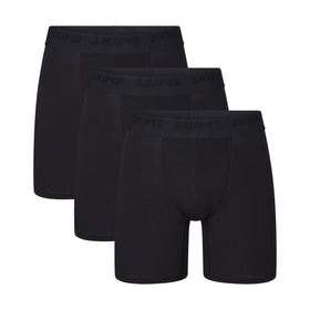 CRZ YOGA Men's Seamless 5 Boxer Briefs Breathable Sports Underwear  (3-Pack) Black (3pack) Small at  Men's Clothing store