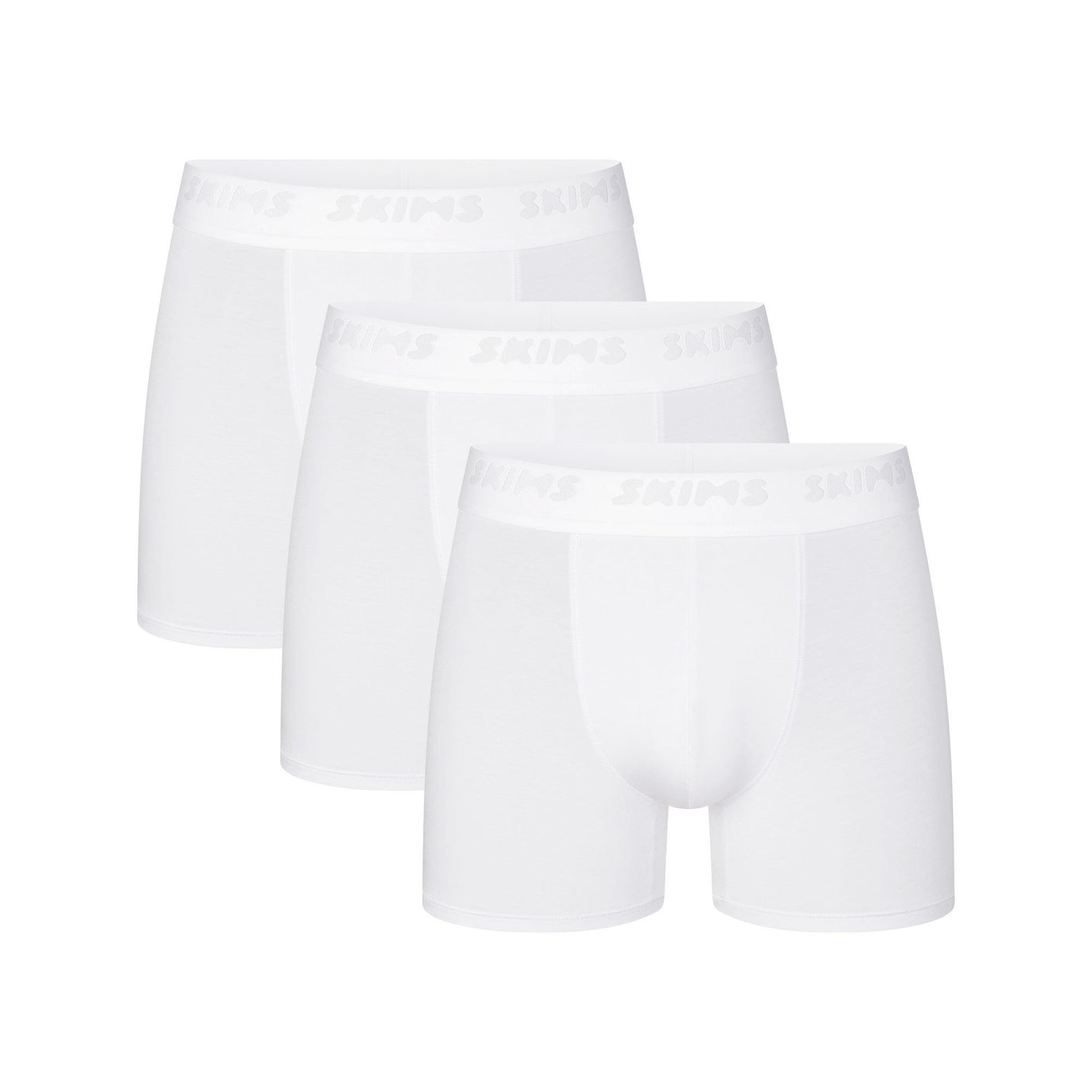 SKIMS STRETCH MENS 3 BOXER BRIEF 3-PACK | CHALK