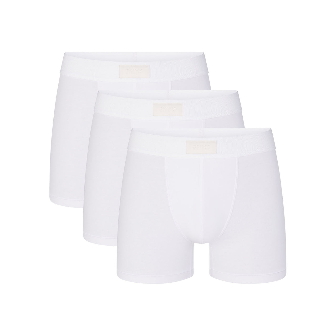 SKIMS COTTON MENS 3 BOXER BRIEF 3-PACK | CHALK