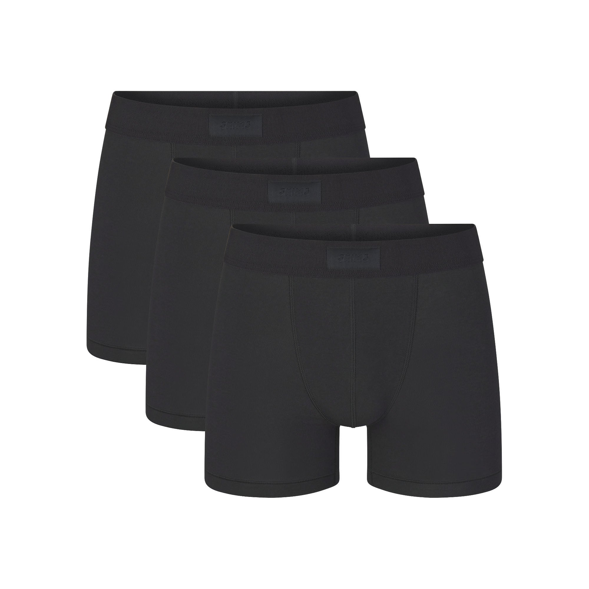 SKIMS COTTON MENS 3 BOXER BRIEF 3-PACK | ONYX