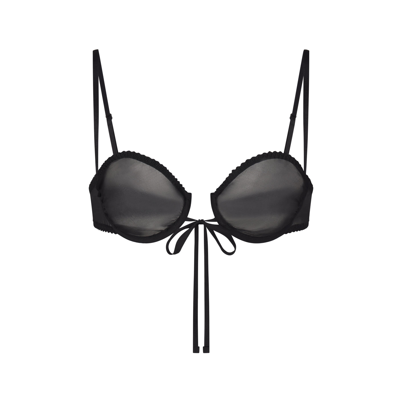 SKIMS ROMANCE BALCONETTE BRA | ONYX