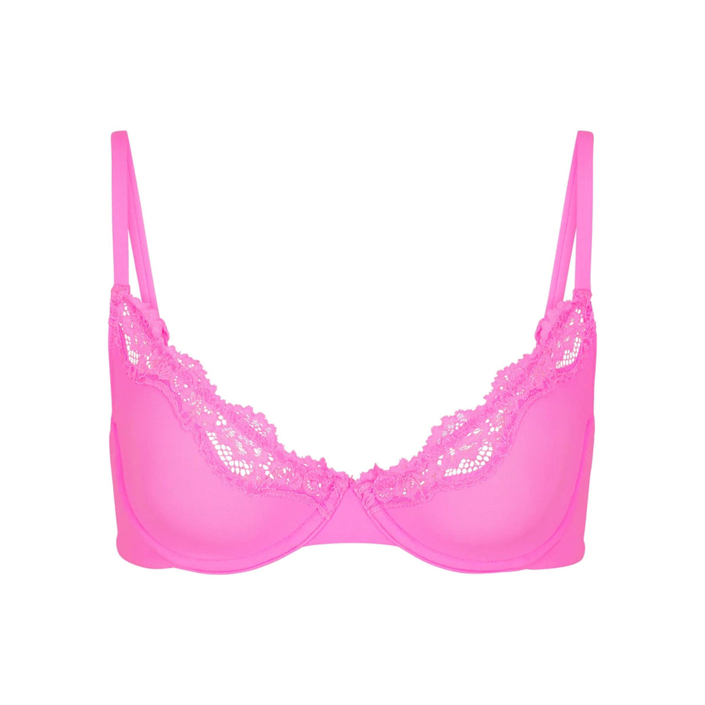 Pink Unlined Bras 38H