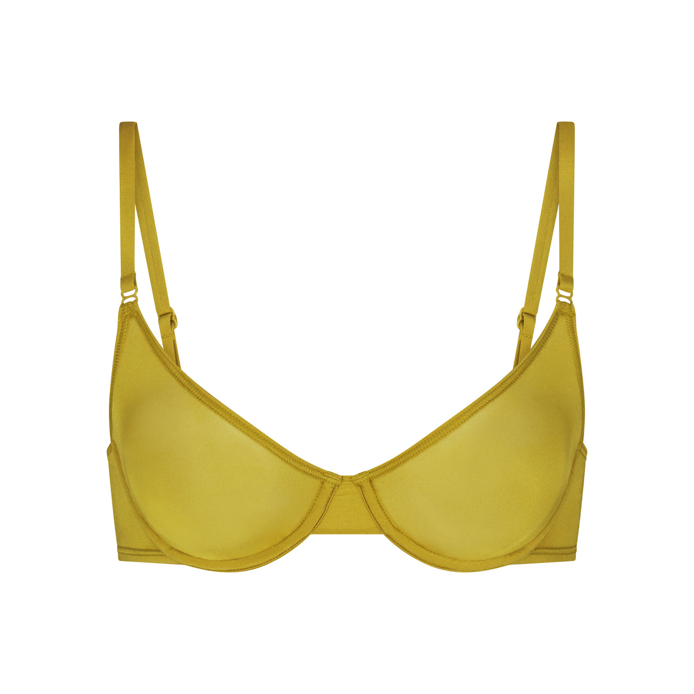 JELLY SHEER UNLINED SCOOP BRA | CHARTREUSE
