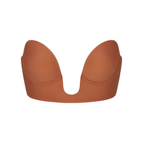 NWT Skims Clay Wireless Form Lightly Lined Push Up Plunge Bra