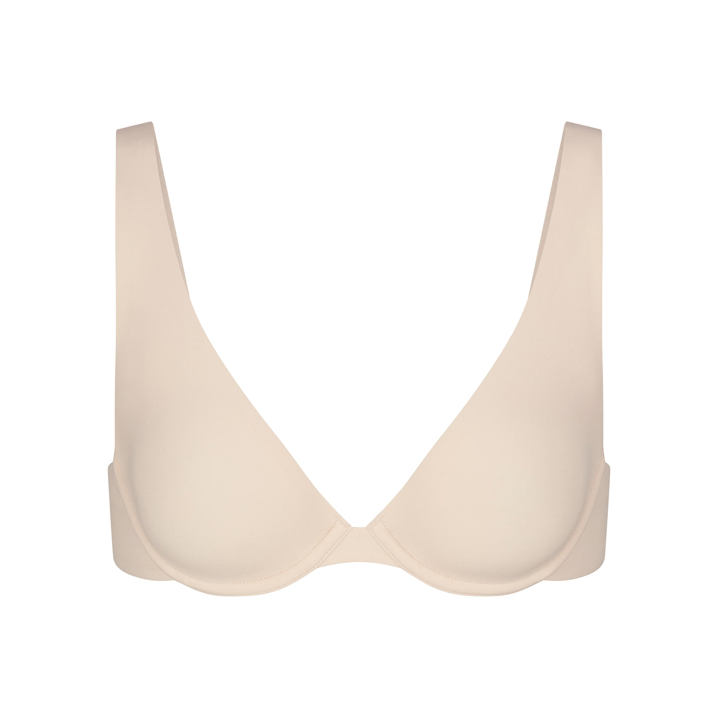FITS EVERYBODY UNLINED APEX PLUNGE BRA | SAND
