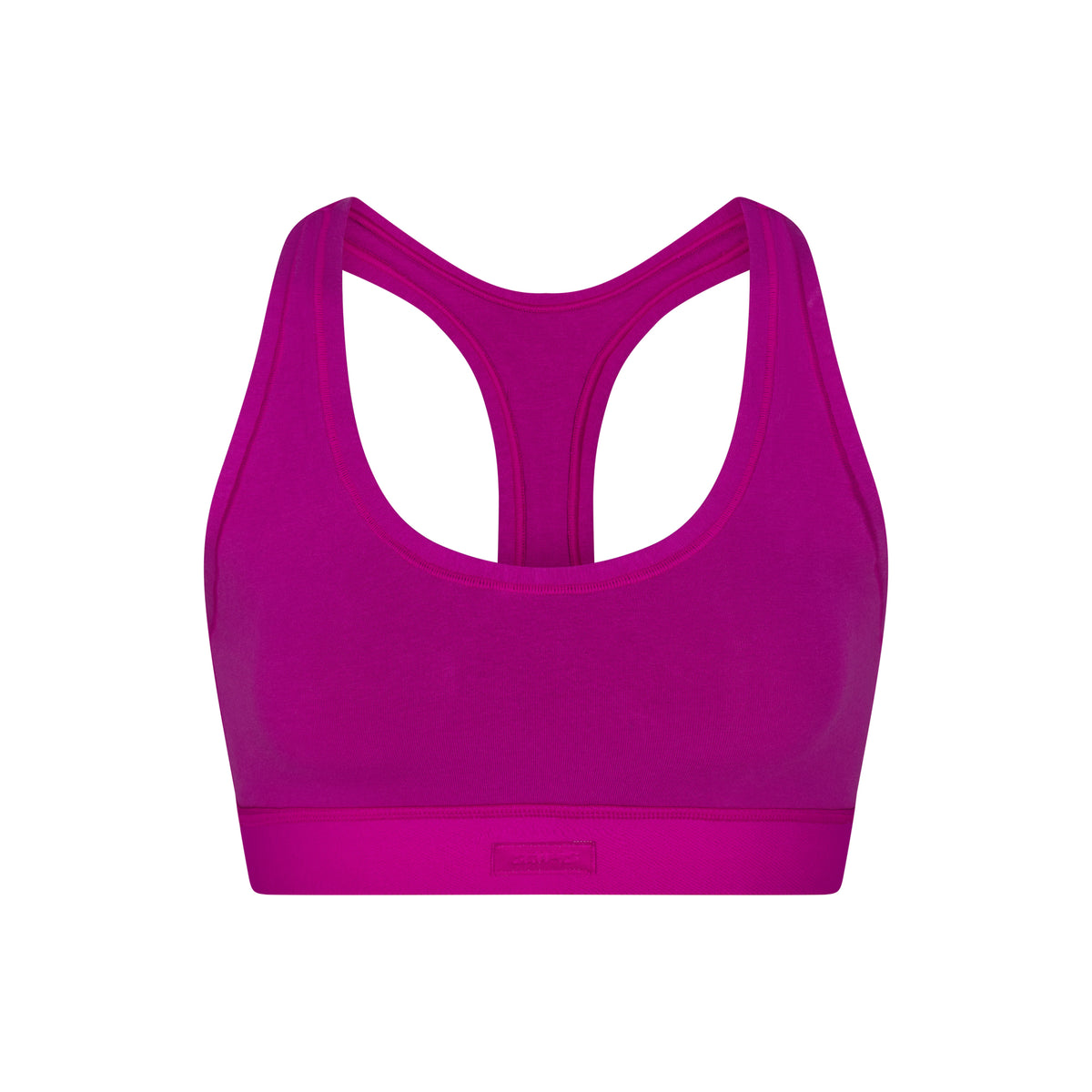 Track Cotton Jersey Racerback Bra - Sugar Pink - S at Skims