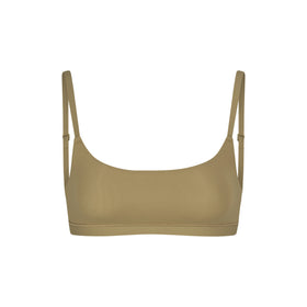 Skims Fits Everybody Scoop-neck Stretch-woven Bra In Sorbet