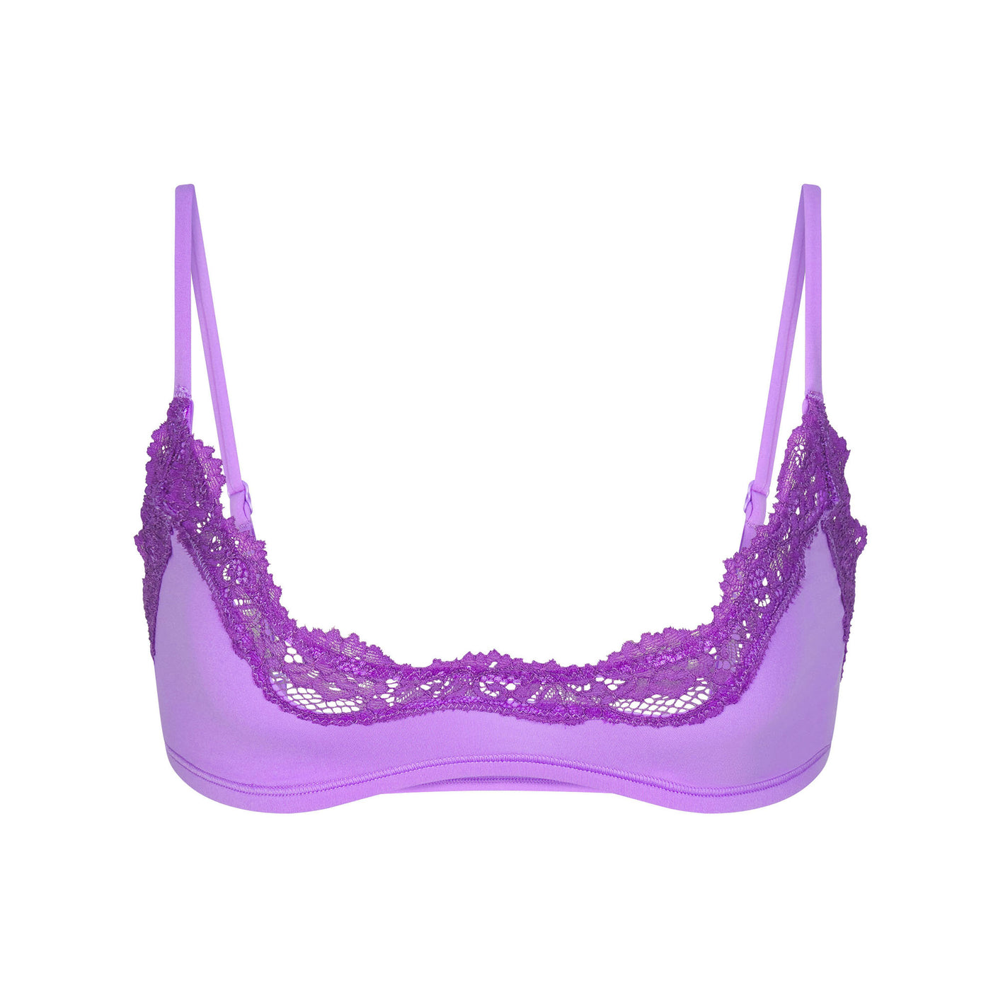 FITS EVERYBODY LACE SCOOP BRALETTE | ULTRA VIOLET TONAL