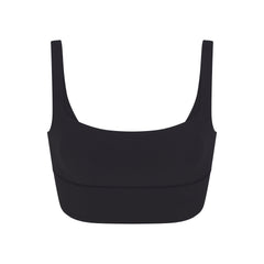 Skims Fits Everybody Crossover Bralette In Onyx