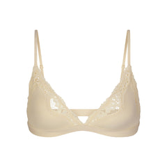 SKIMS Cotton Plunge Bralette in Iris Mica XS - $75 New With Tags - From  Matilda