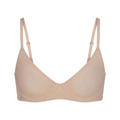 SKIMS Wireless Form T-Shirt Demi Bra Tan/Sienna 36H NWT