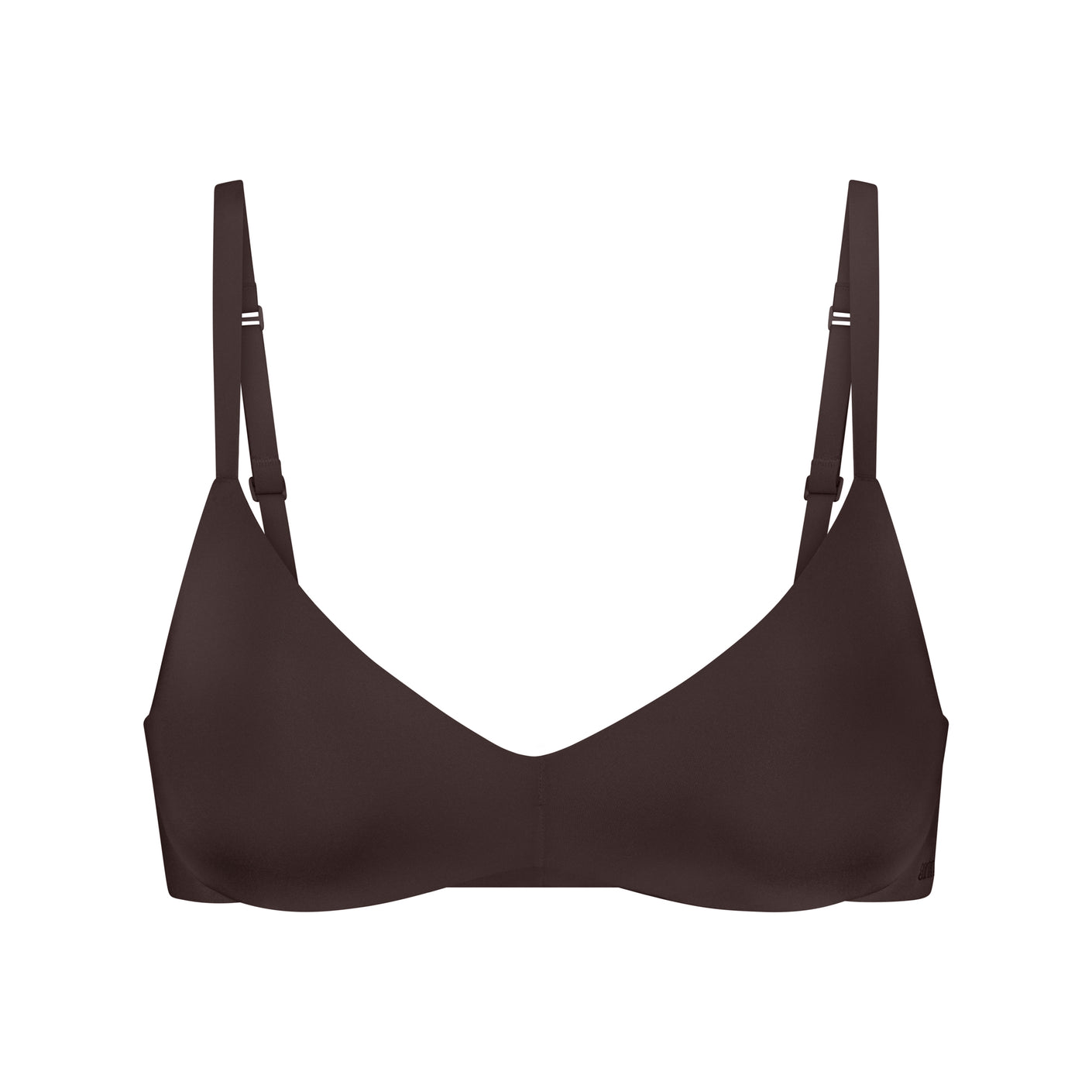 WIRELESS FORM PUSH-UP PLUNGE BRA | ESPRESSO