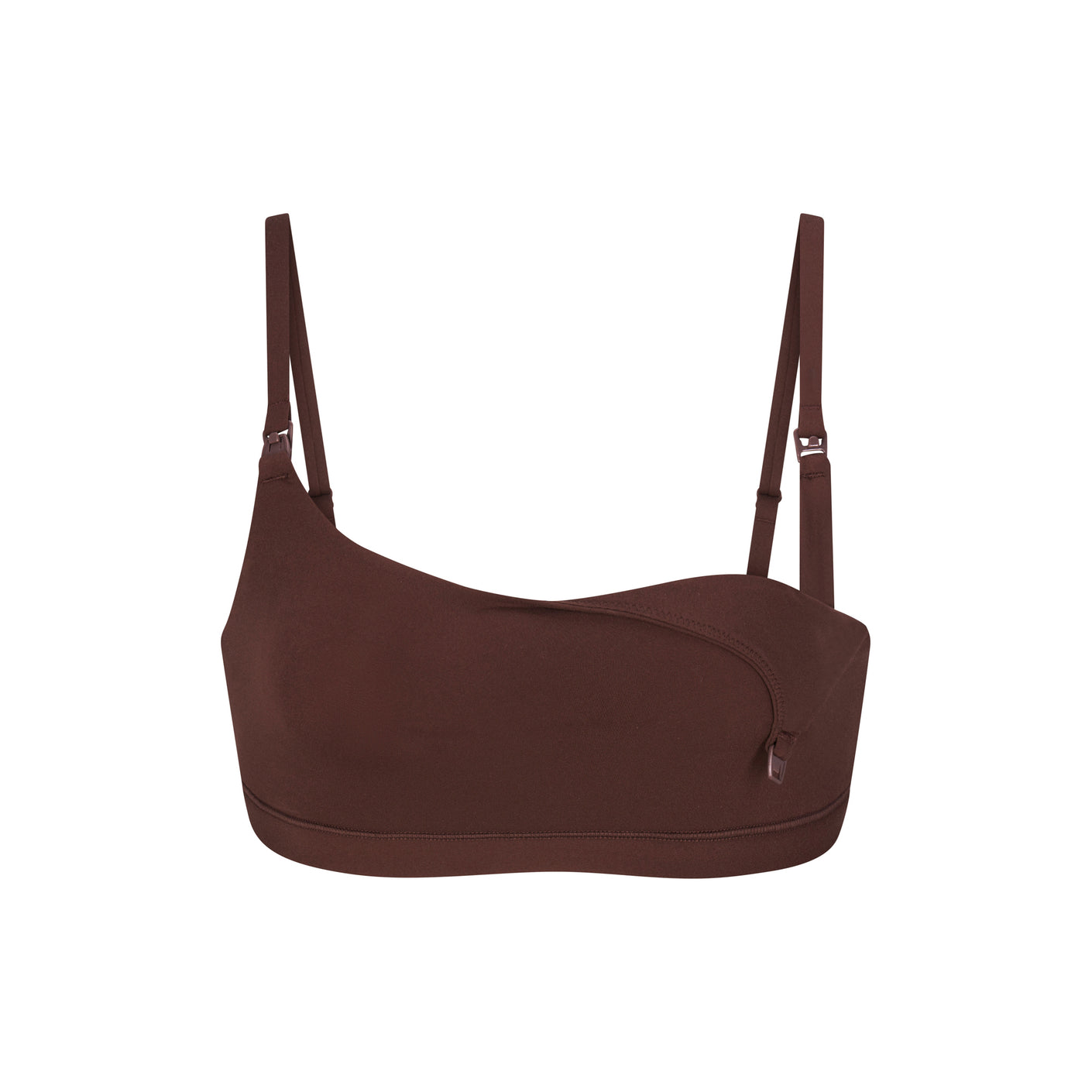 Skims Fits Everybody Scoop-neck Bralette In Cocoa