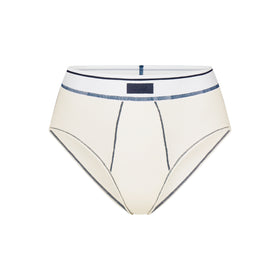 COTTON RIB BRIEF, BONE in 2023