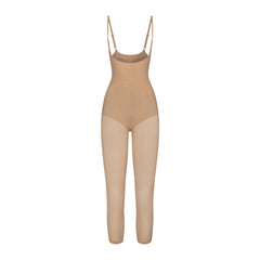 BARELY THERE LOW BACK CATSUIT | BRONZE
