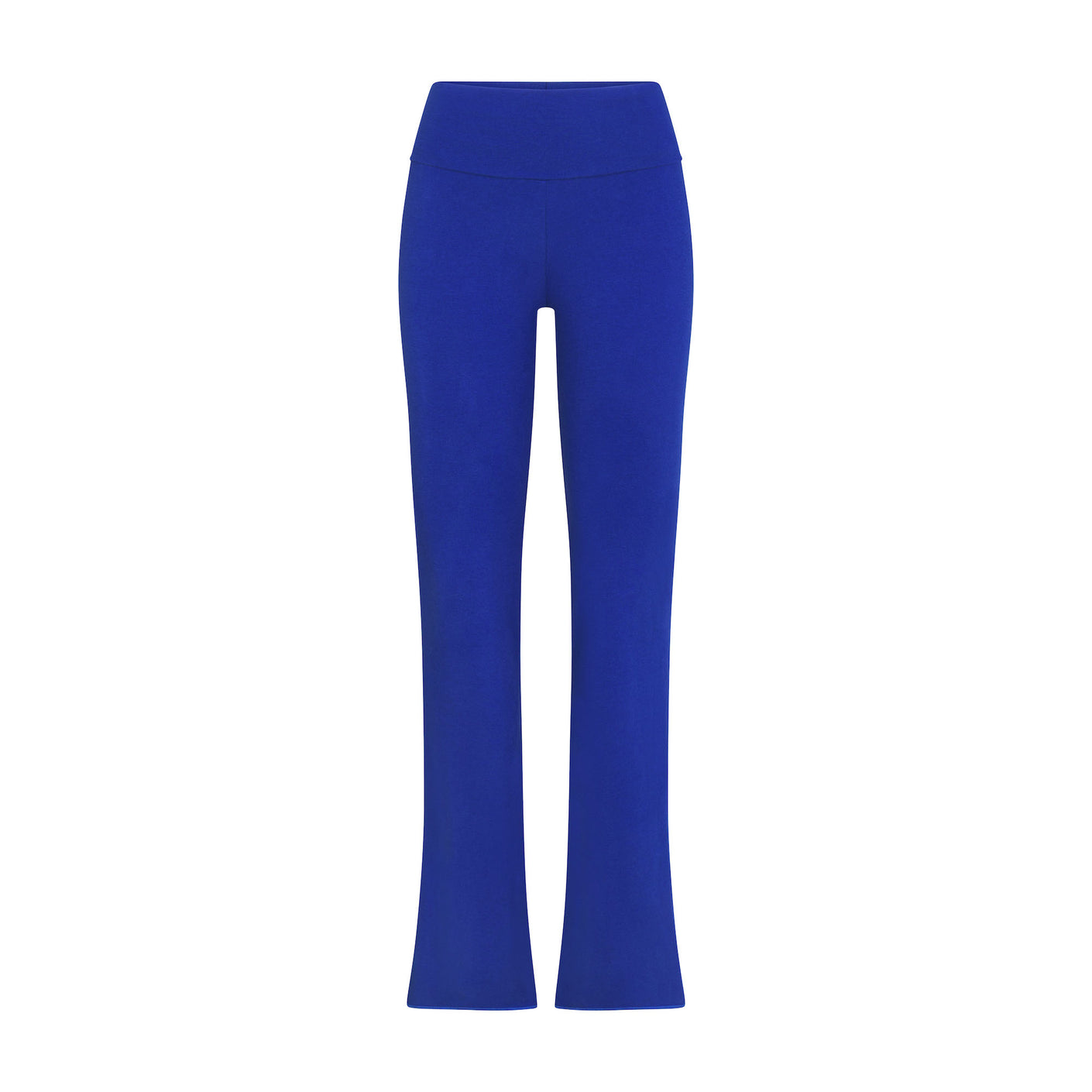 COTTON JERSEY FOLDOVER PANT | COBALT