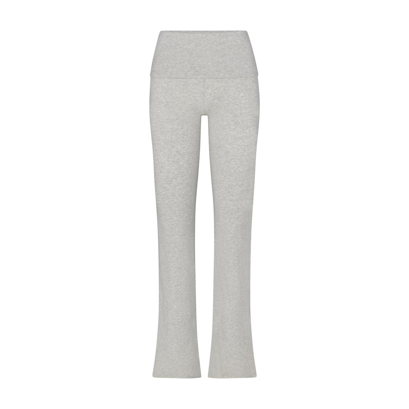 Cotton Foldover Flare Leggings