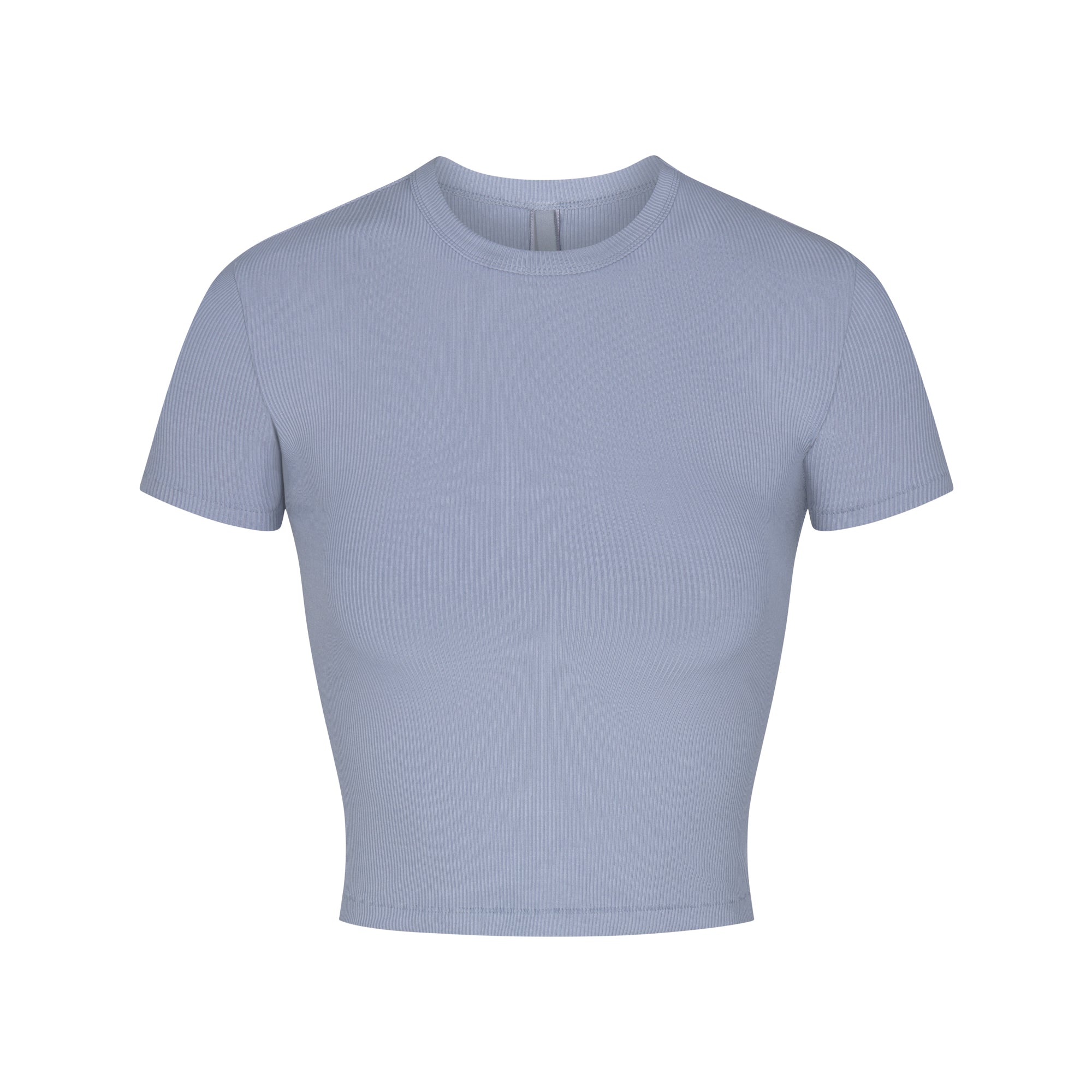 SOFT LOUNGE CROPPED T-SHIRT | SLATE