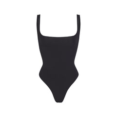 Skims BARELY THERE BODYSUIT BRIEF W/ SNAPS Size M Onyx