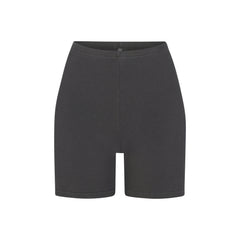 Skims Outdoor Jersey Shorts In Washed Onyx