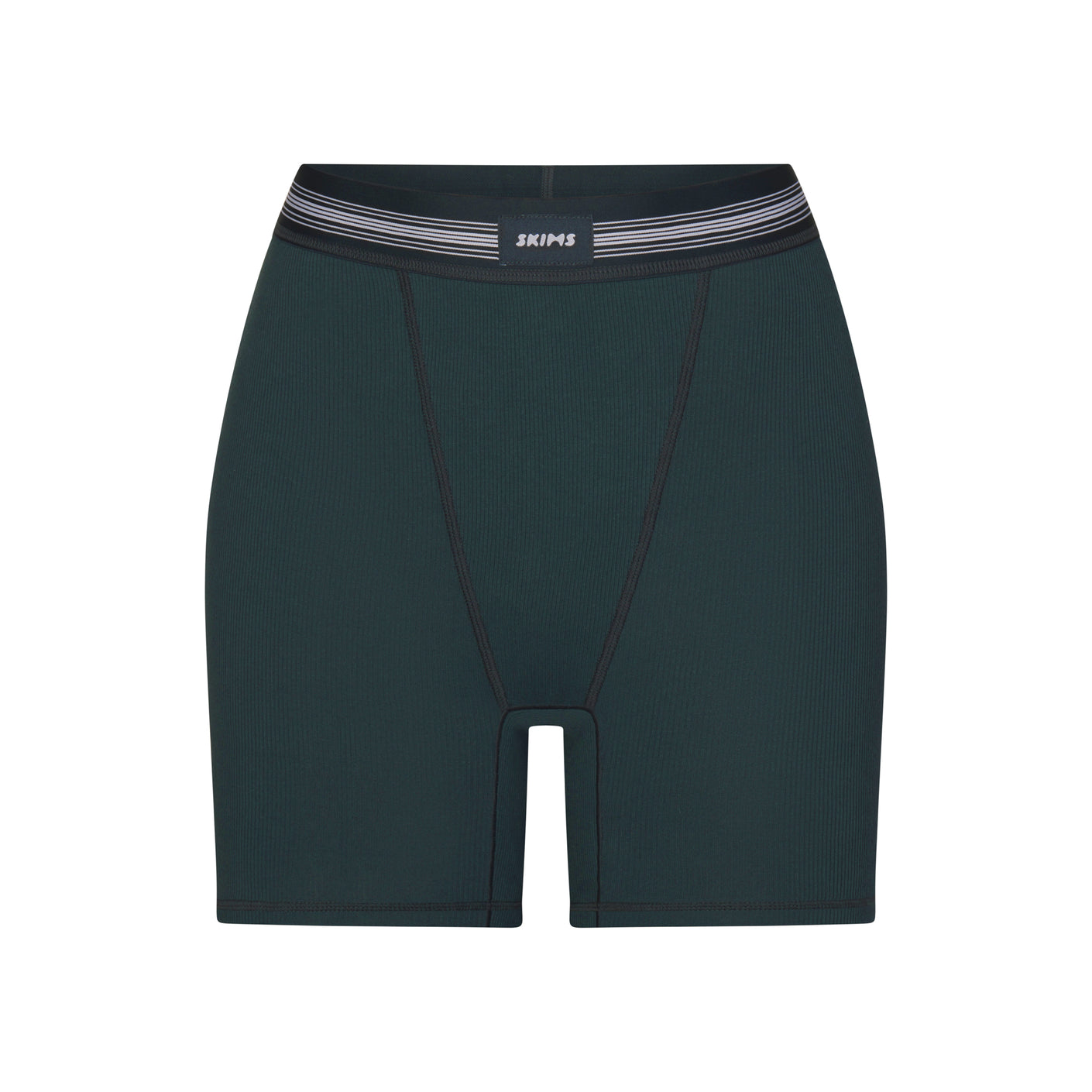 Womens Skims green Cotton Ribbed Boxers | Harrods # {CountryCode}