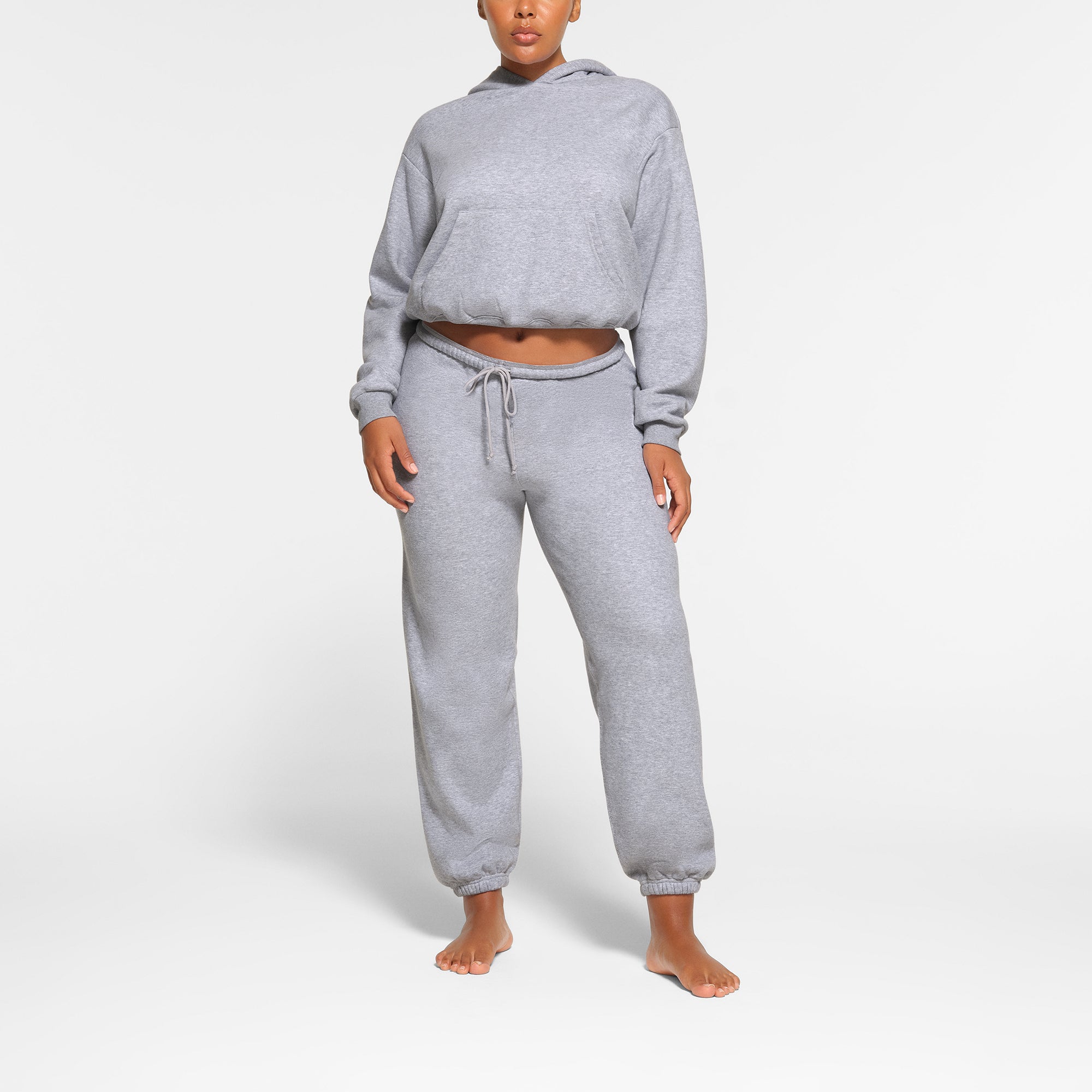 COTTON FLEECE CLASSIC JOGGER | HEATHER GREY - COTTON FLEECE