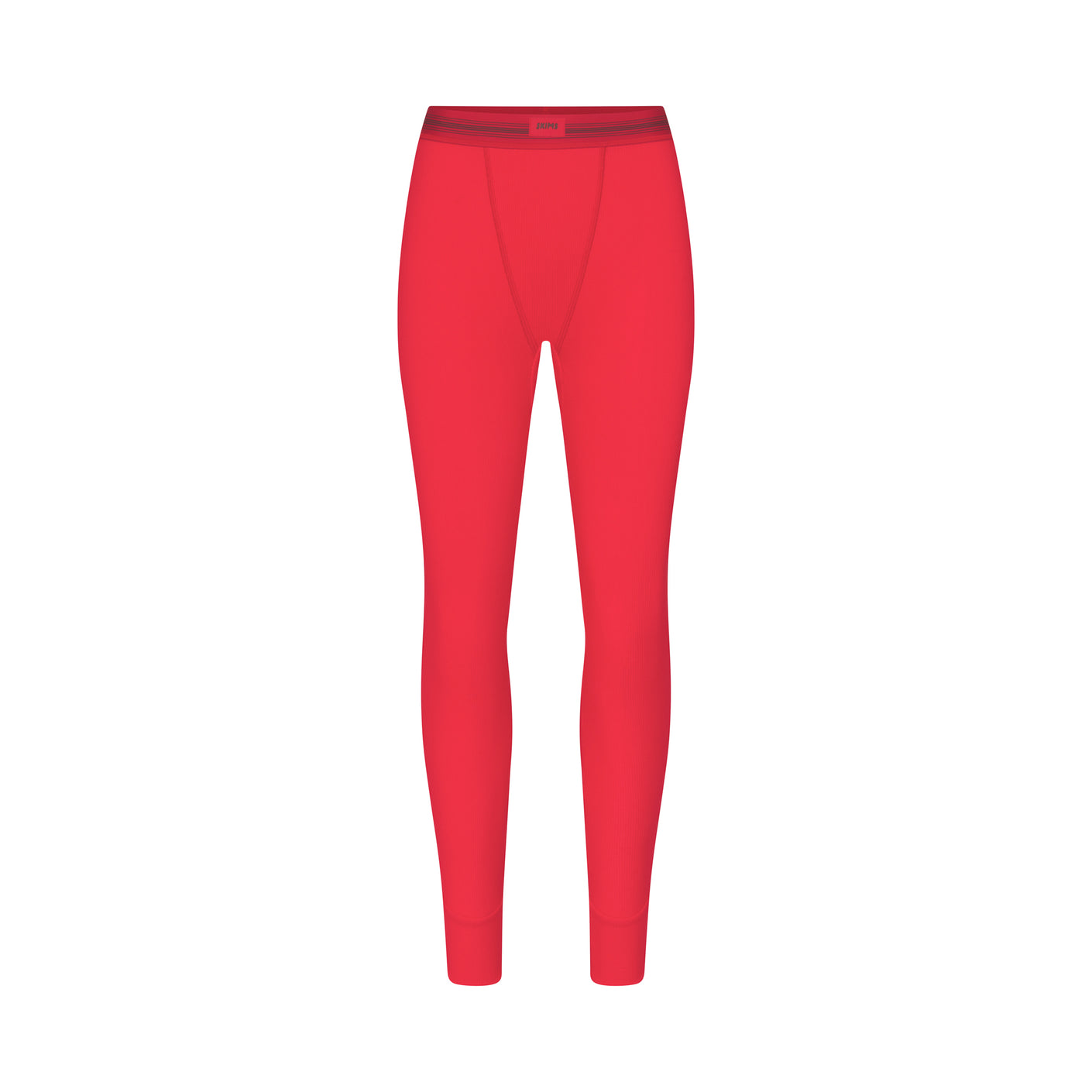 COTTON RIB LEGGING | RED MULTI