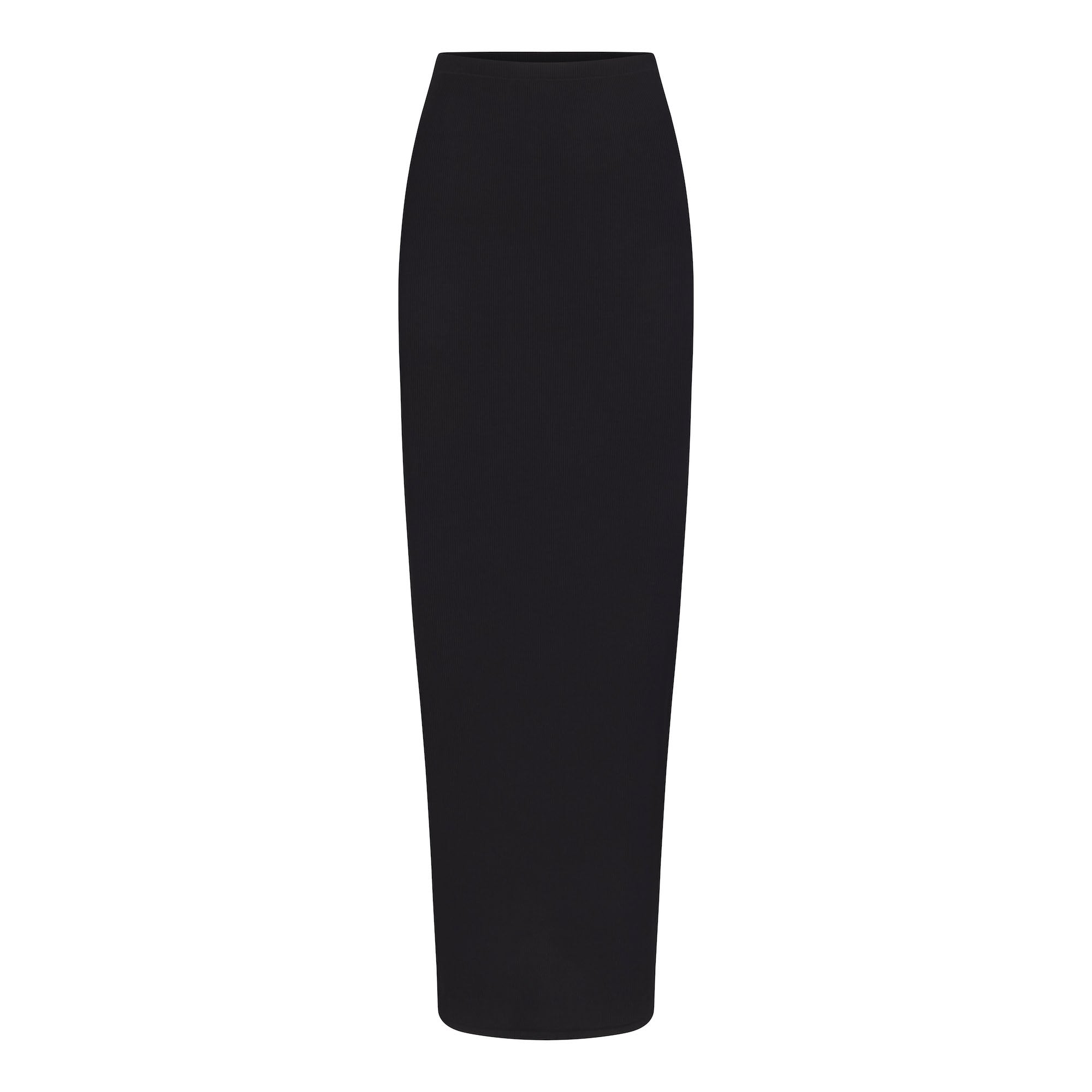 SOFT LOUNGE LONG SKIRT | ONYX