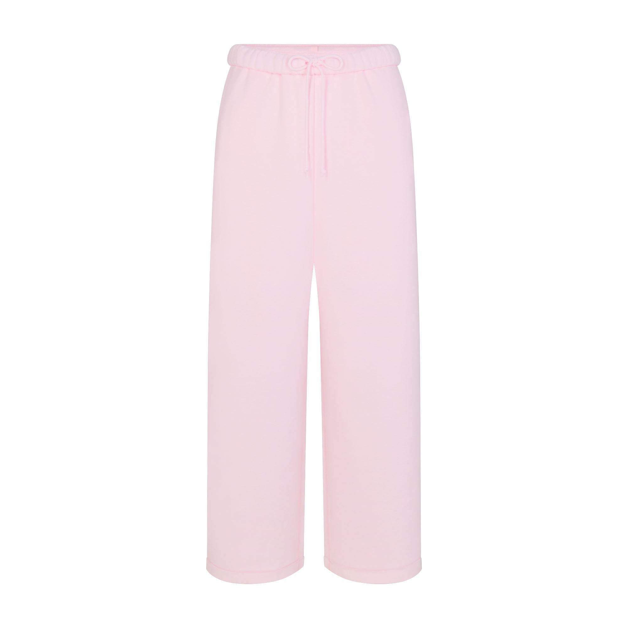 COTTON FLEECE CLASSIC STRAIGHT LEG PANT | CHERRY BLOSSOM