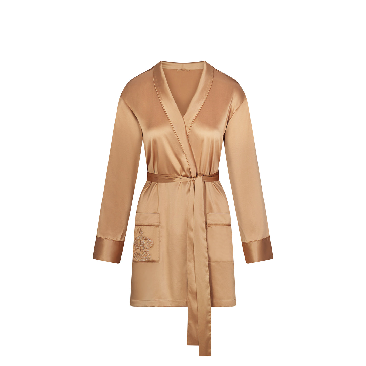 SKIMS HOTEL SHINE ROBE | HONEY