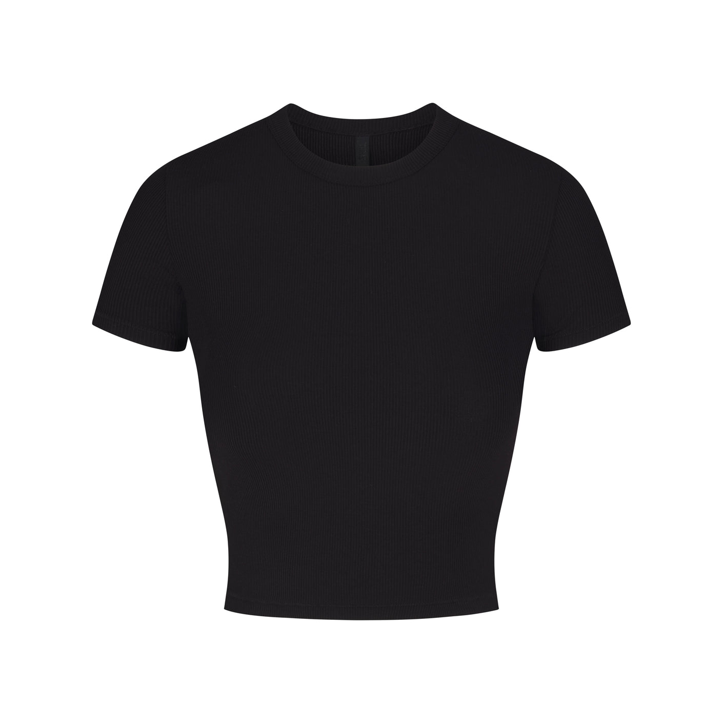 Black Cropped T-Shirt