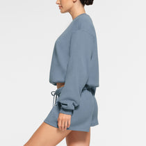 SKIMS: Blue Cotton Fleece Classic Sweatshirt