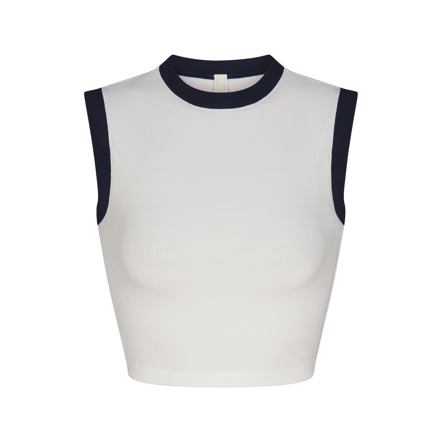 SOFT LOUNGE RINGER CROPPED TANK | MARBLE