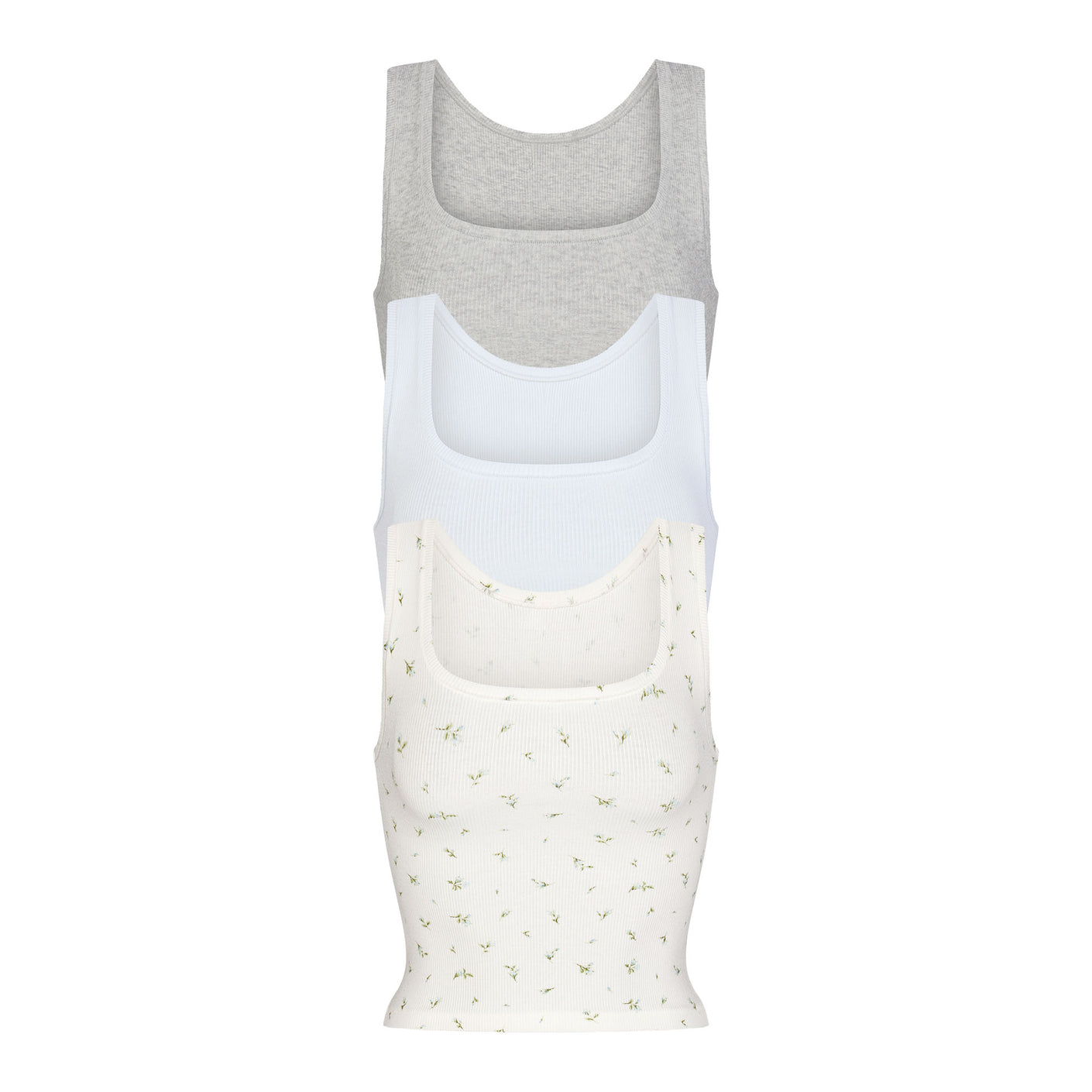 We have a skims tank review here! This is the cotton rib tank vs. the , Skims  Soft Lounge Tank