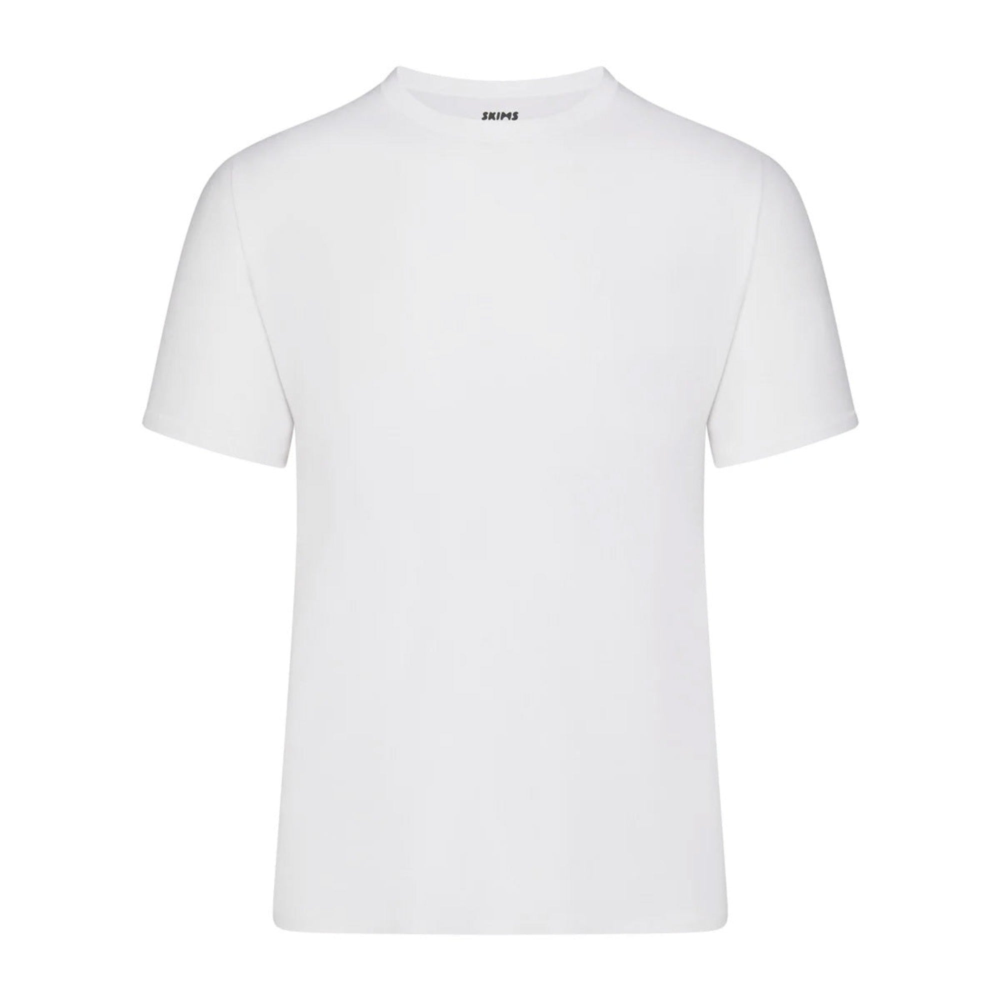 SKIMS COTTON MENS T-SHIRT | CHALK