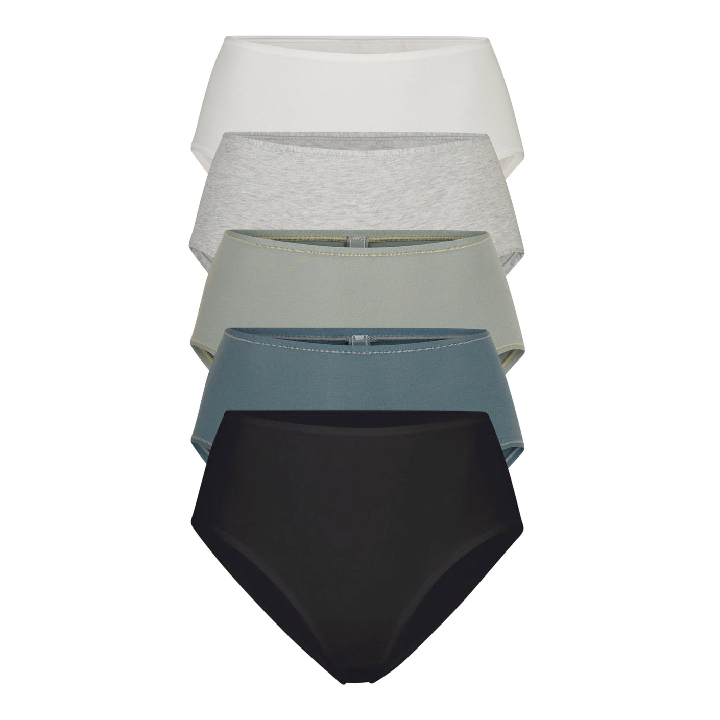 COTTON JERSEY FULL BRIEF MULTI 5-PACK | MINERAL SOOT MULTI