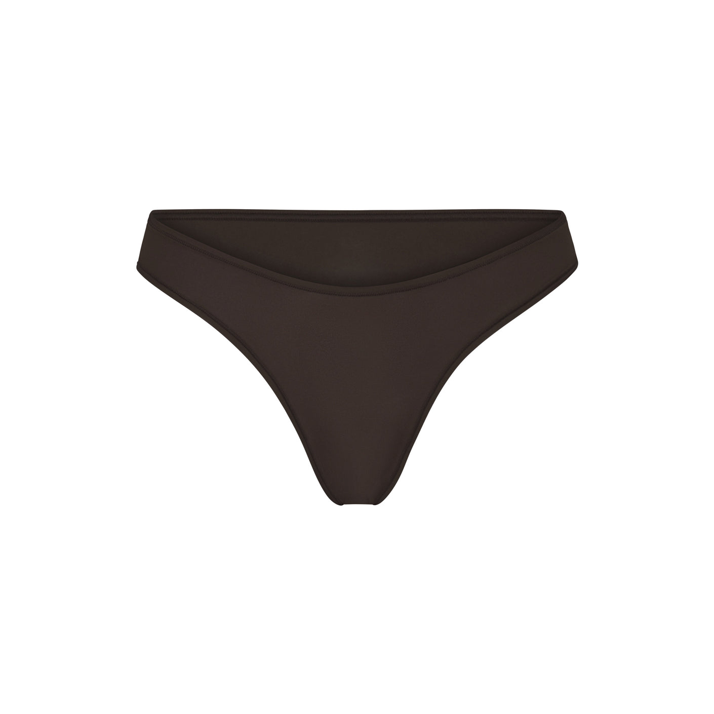FITS EVERYBODY DIPPED FRONT THONG | ESPRESSO