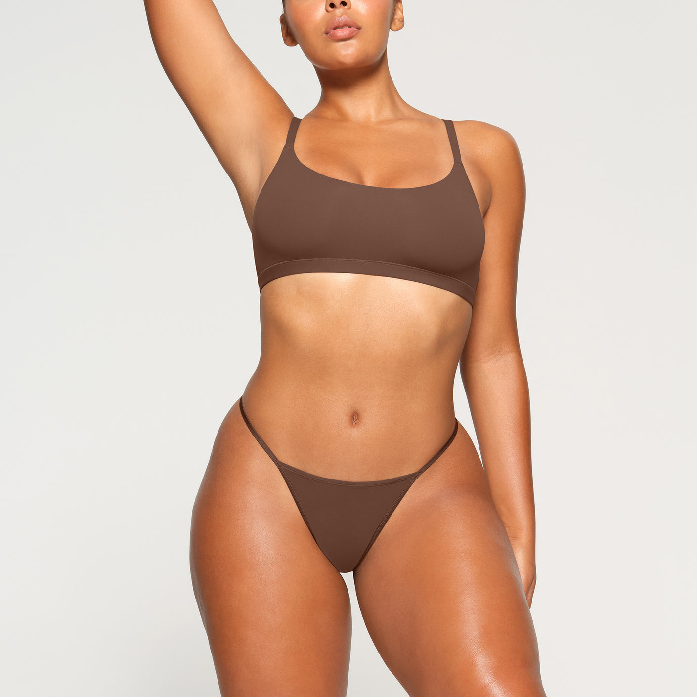 FITS EVERYBODY HIGH-WAISTED THONG, JASPER