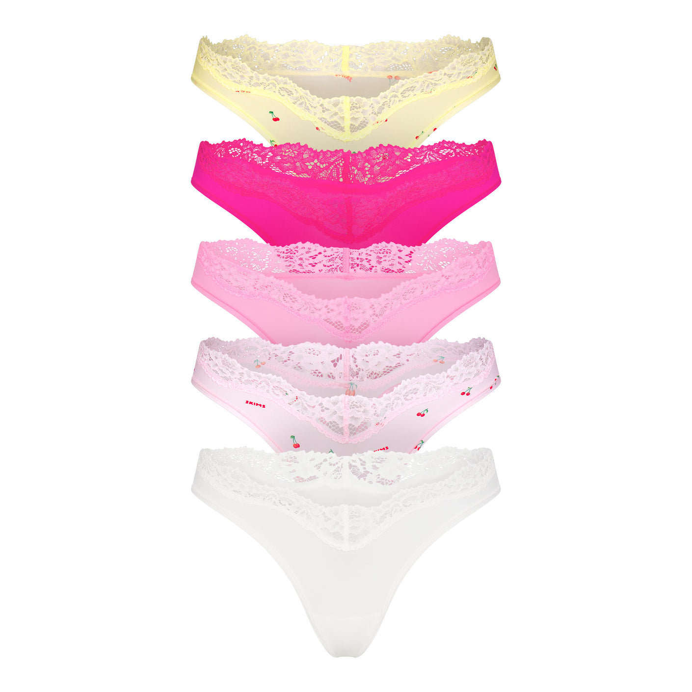 SKIMS - Women's Fits Everybody Lace Dipped Thong