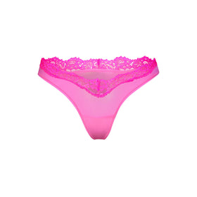 FITS EVERYBODY LACE DIPPED THONG | CHERRY BLOSSOM TONAL