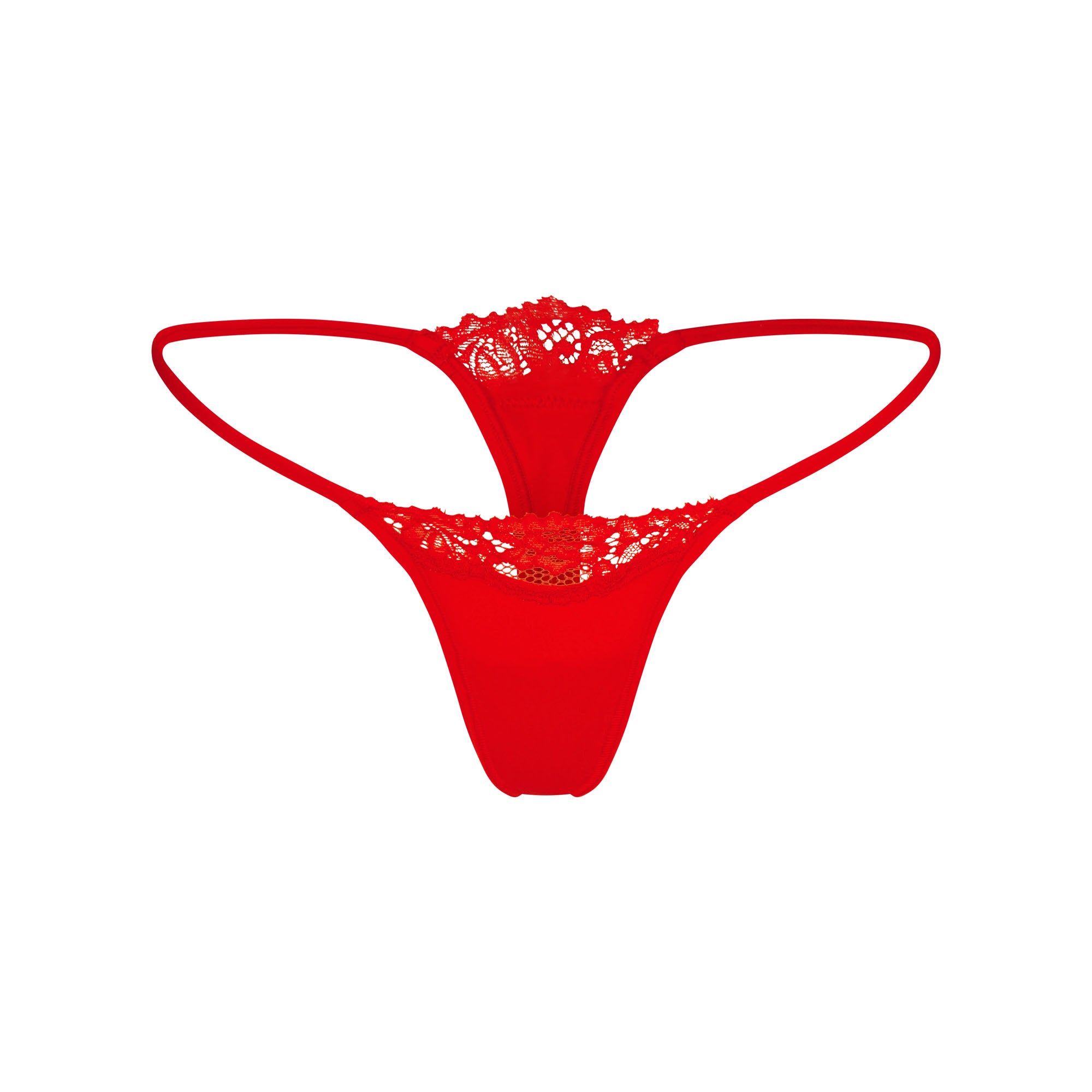 FITS EVERYBODY LACE STRING THONG | CAYENNE