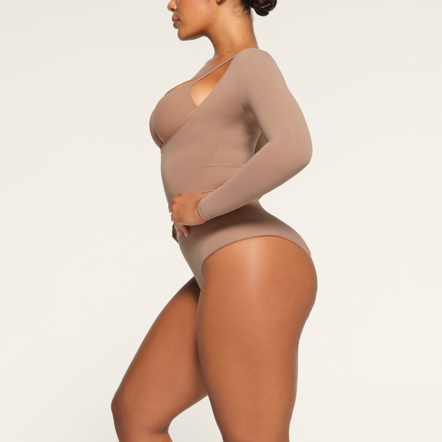 Seamless Sculpt Brief Bodysuit - Mica